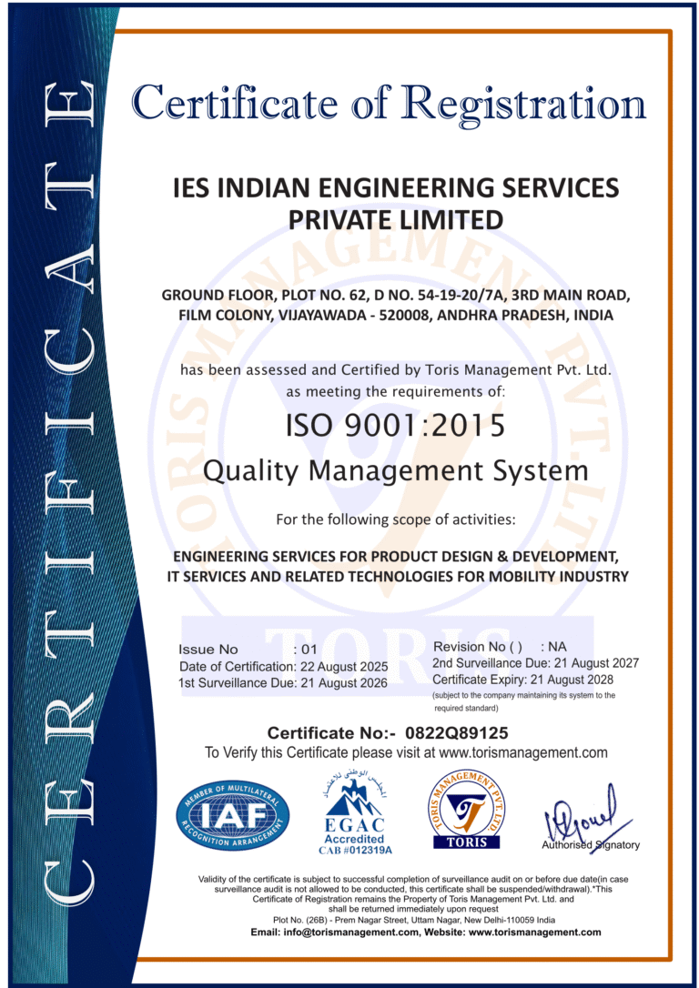 IES ISO 9001:2015
